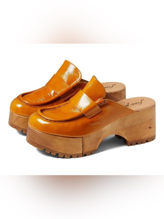 Free People Shoes - Free People Tan Corbin Loafer Clogs